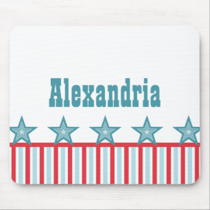 Sleek Stars and Stripes Mousepad