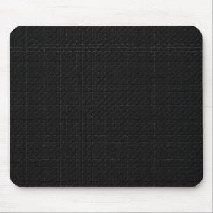 Sleek Stealth Black Carbon Micro Tech Texture Mouse Pad