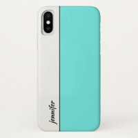 Sleek Style Colour Block with Your Name