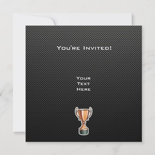 Sleek Trophy Invitation (Front)