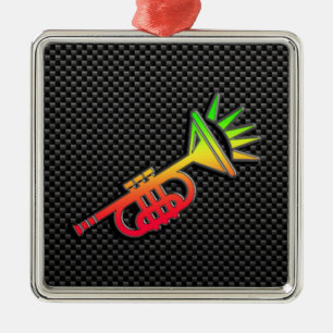 Sleek Trumpet Metal Tree Decoration