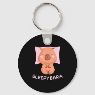 Sleeng Capybara Pajamas Nightgown Sleepybara Roden Key Ring