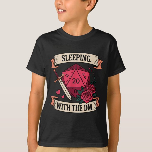 Sleeng. With The Dm. Funny Design  T-Shirt (Front)