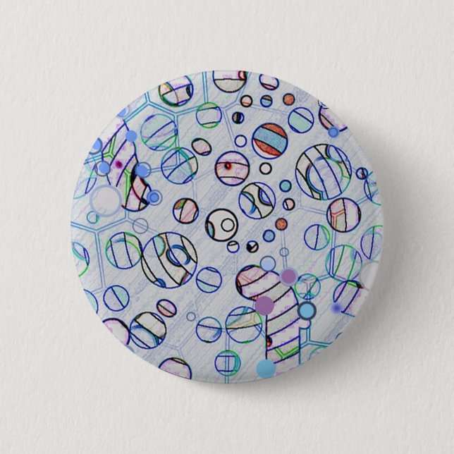 Sleep 6 Cm Round Badge (Front)