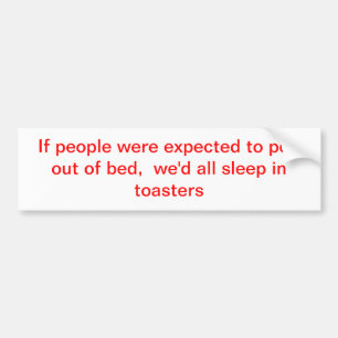 sleep bumper sticker