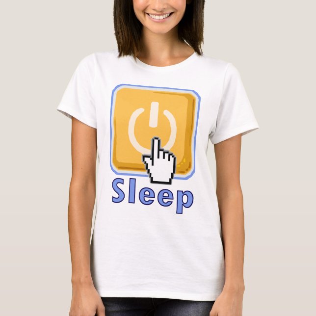 Sleep Button Pajama T-Shirt (Front)