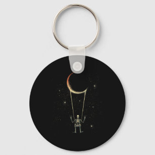 Sleep Deprived Rely Alive Skeleton Halloween Costu Key Ring