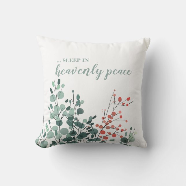 Sleep in Heavenly Peace Pillow (Front)