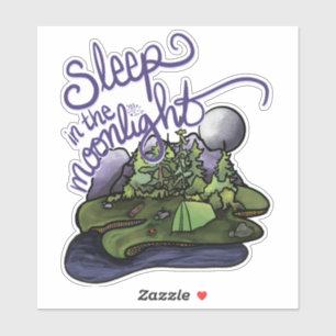 Sleep in the Moonlight Sticker