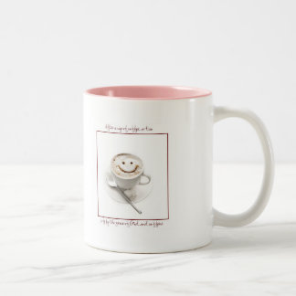 Sleep is a symptom of caffeine deprivation Two-Tone coffee mug
