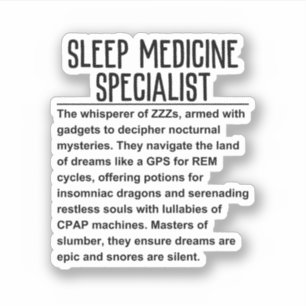Sleep medicine specialist