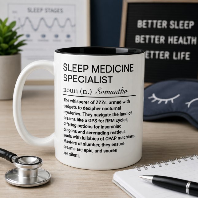 Sleep Medicine Specialist Definition Mug (Creator Uploaded)