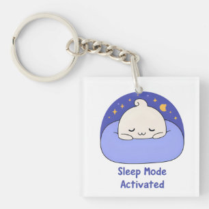 Sleep Mode Activated – Cute Cozy Cartoon Key Ring