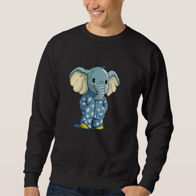 Sleep Mode Activated with This Cosy Elephant Sweatshirt (Front)