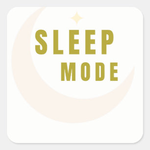 Sleep Mode Moon & Star Sticker
