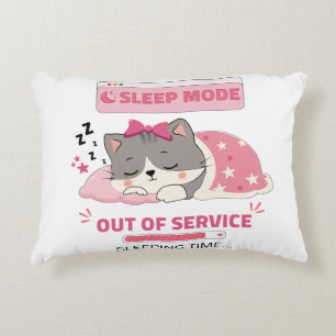 sleep mood decorative cushion