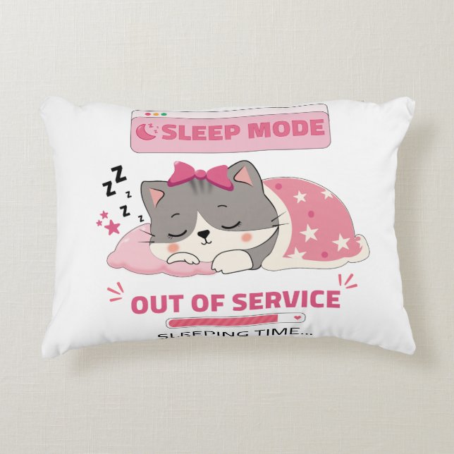 sleep mood decorative cushion (Front)
