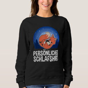 Sleep Pyjamas Nightdress Cute Fox Sweatshirt