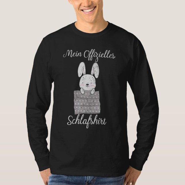 Sleep Pyjamas Nightdress Rabbit T-Shirt (Front)