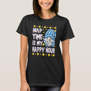 Sleep Quote  Gnome For Men Nap Time Is My Happy Ho T-Shirt