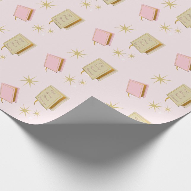 Sleep Read Reapeat Literature Book Lover Books  Wrapping Paper (Corner)