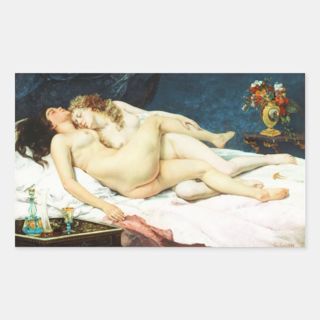 Sleep Rectangular Sticker (Front)