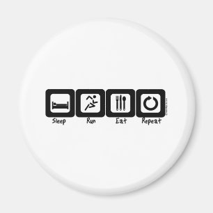 Sleep Run Eat Repeat Magnet