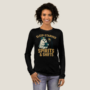 Sleep-Starved Spirits & Shifts Nurse Halloween Tri-Blend Shirt