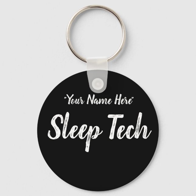 Sleep Tech Keychain custom (Front)