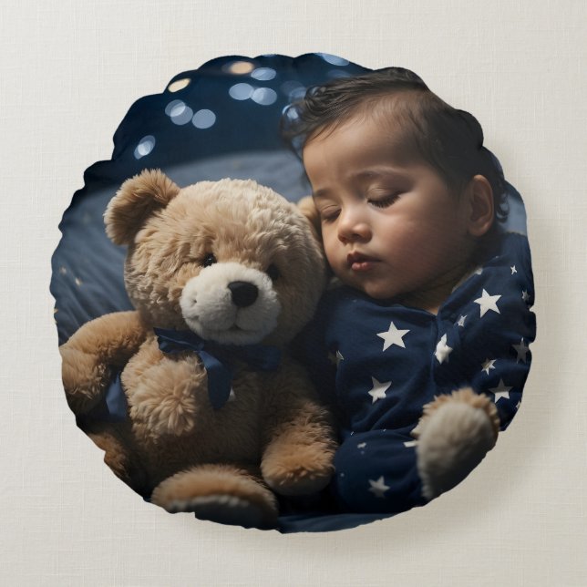 Sleep tight v1 | round cushion (Front)