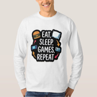 Sleep token games, eat, sleep, games, repeat  T-Shirt