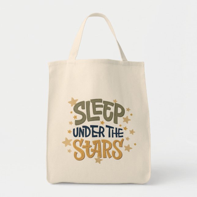 Sleep Under the Stars Tote Bag (Front)