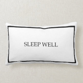 Sleep Well Guest Bedroom Throw Pillow