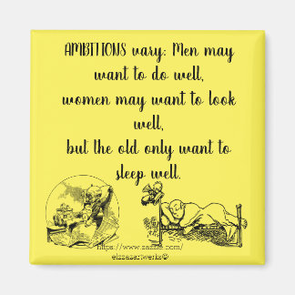 "Sleep Well" Magnet