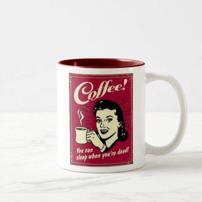 Sleep When Your Dead Mug (Right)