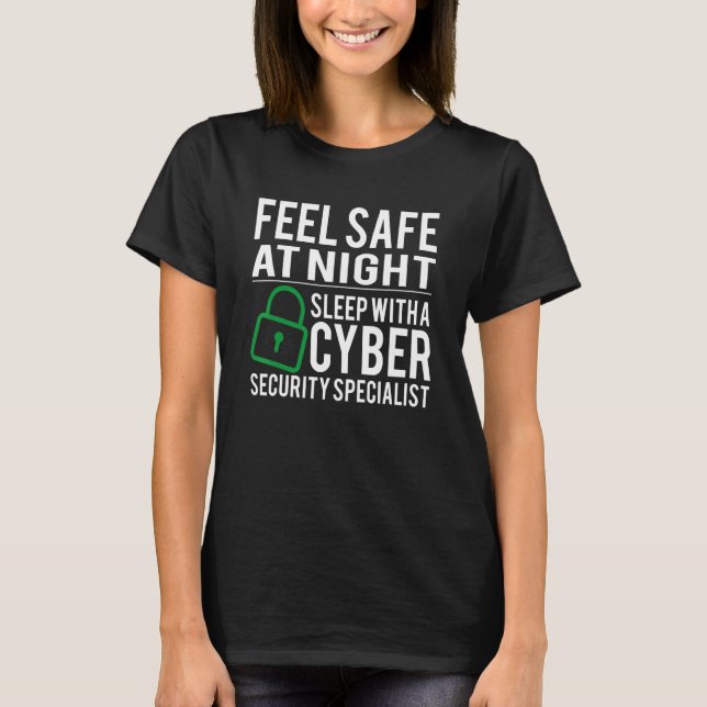 Sleep With A Cyber Security Expert Hacker Coding G T-Shirt (Front)