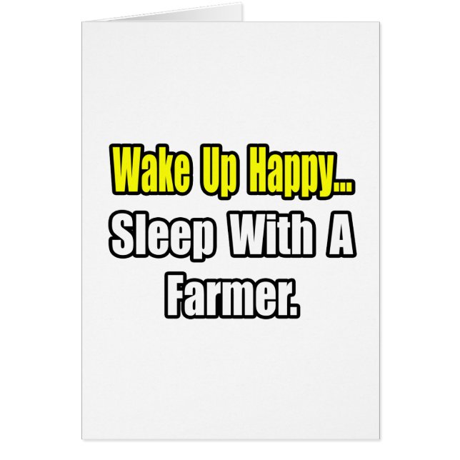 Sleep With a Farmer (Front)