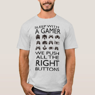 SLEEP WITH A GAMER !!! Men's Basic T-Shirt