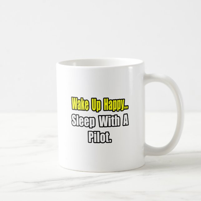 Sleep With A Pilot Coffee Mug (Right)