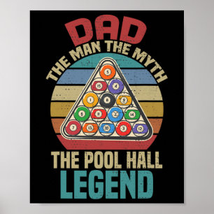 Sleep With A Pool Player Funny Billiards Rack Pool Poster