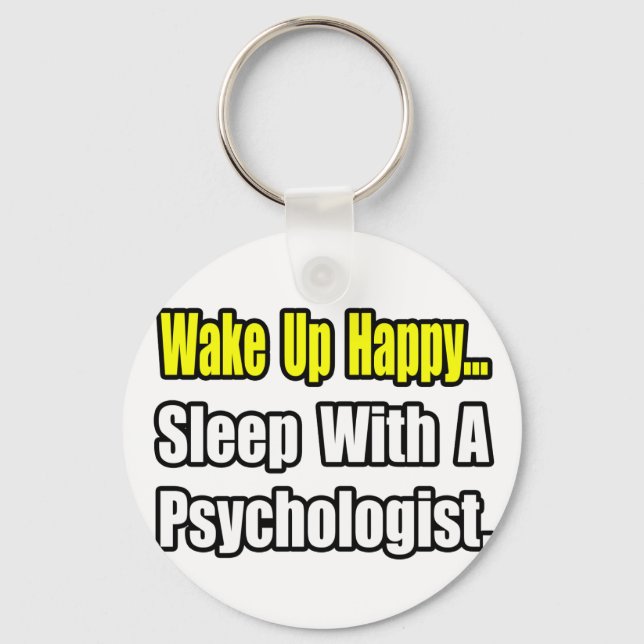 Sleep With a Psychologist Key Ring (Front)