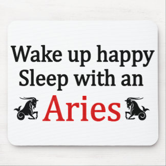 Sleep With An Aries Mouse Pad