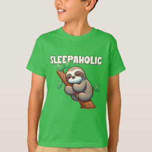 Sleepaholic - Sleep Lovers - Sleeping Sloth T-Shirt