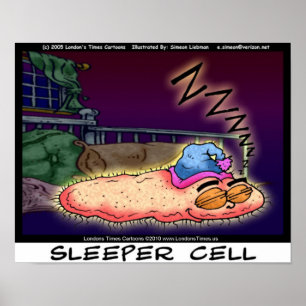 Sleeper Cell Funny Collectable Art Posters