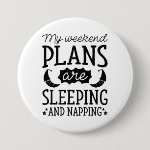 Sleeping And Napping 7.5 Cm Round Badge