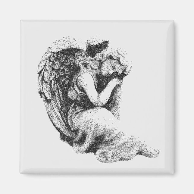 Sleeping Angel Magnet (Front)
