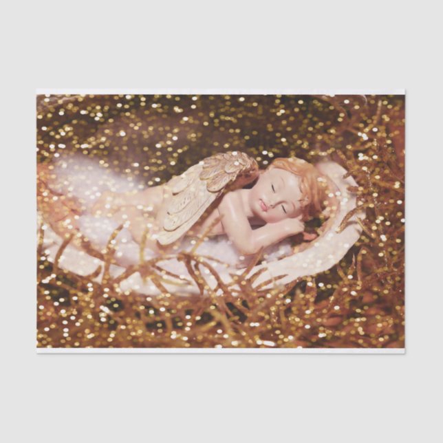 sleeping angel tissue paper (Front)