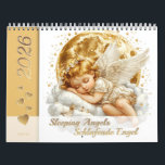 Sleeping Angels – Schlafende Engel 2026 Calendar<br><div class="desc">This angels calendar / cherubs calendar / guardian angels calendar is designed to bring inspiration and joy all year round. Each month showcases heartwarming illustrations of cute little sleeping angels, brought to life with soft brown, white, and golden tones that radiate warmth and positivity. On the left side, small golden...</div>