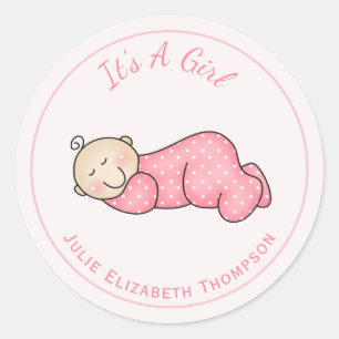 Sleeping Baby Sticker