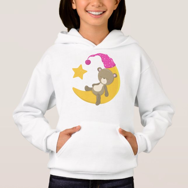 Sleeping Bear, Bear On The Moon, Cute Bear (Front)